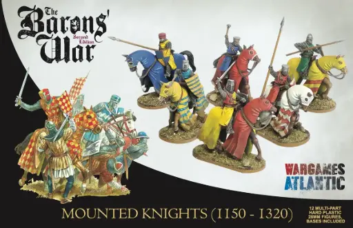 [WAA AC004] Wargames Atlantic : Mounted knights (1150-1320) │ The Baron's War