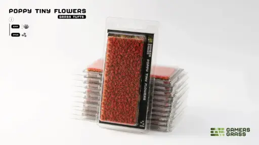 [GAG GGFS-POP] Gamer Grass : Poppy - Tiny Flowers (370Pcs) │ Touffes d'herbes