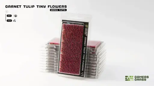 [GAG GGFS-GT] Gamer Grass : Garnet Tulip - Tiny Flowers (370Pcs) │ Touffes de Fleures 