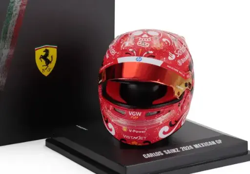 [LOO LSHEL007] Looksmart : Casque Carlos Sainz GP Mexique 2024
