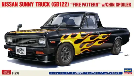 [HAS 20751] Hasegawa : Nissan Sunny Truck (GB122) "Fire Pattern" w/Chin Spoiler 