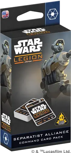 [AMG SWQ158FR] Alliance Séparatiste : Paquet de Cartes de Commandement [FR] │ Star Wars LEGION
