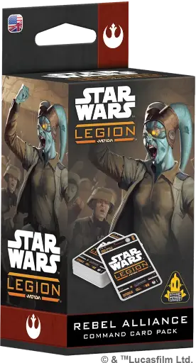 [AMG SWQ155FR] Alliance Rebelle : Paquet de Cartes de Commandement [FR] │ Star Wars LEGION