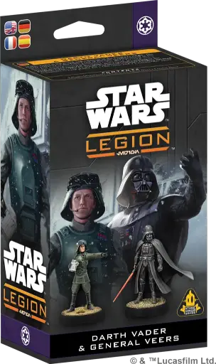 [AMG SWQ103FR] Empire Galactique : Darth Vader & General Veers │ Star Wars LEGION