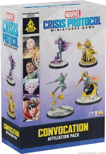 [AMG CP221] Marvel Crisis Protocol : Convocation [Multi-Langue] │ Affiliation Pack