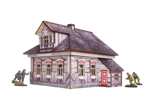 [MAS H00235] Micro Art Studio : Whitewashed Dacha - WW2 Ostfront Village │ Pré-peint