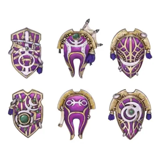 [GSW 13188] Green Stuff : Pleasur God "Tower Shields" │ Armory • Resin Bits