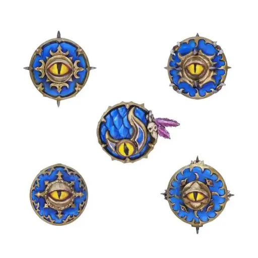 [GSW 13190] Green Stuff : God of Change "Bucklers" │ Armory • Resin Bits