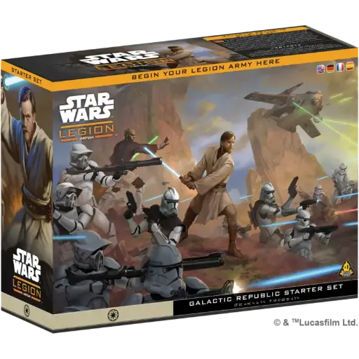 [AMG SWQ19ML] République Galactique : Starter Set 2025 [Multi-langue] │ Star Wars LEGION