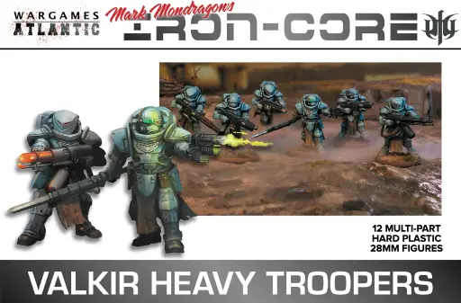 [WAA MM003] Wargames Atlantic : Valkir Heavy Troopers │ Iron-Core