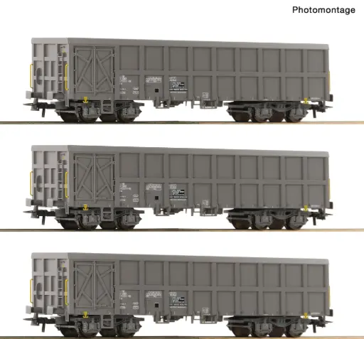 [ROC 6600203] Roco : Wagon Fas Gris SNCF 3pcs
