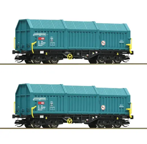 [ROC 6680014] Roco : Wagon Shimmns 2 pcs "TT"