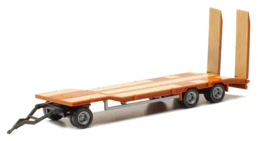 [HER 076135-008] Herpa : Remorque Goldhofer TU3 3 essieux │ orange municipale