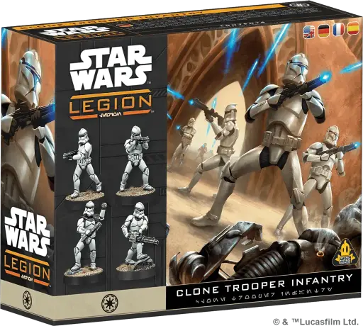 [AMG SWQ24ML] République Galactique : Clone Trooper Infantry [Multi-Langue] │ Star Wars LEGION