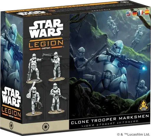 [AMG SWQ23ML] République Galactique : Clone Trooper Marksmen [Multi-Langue] │ Star Wars LEGION