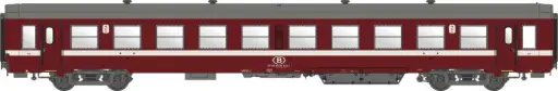 [MDW MW40040] Models World : Voiture K4 2°Classe Bogies Y16 SNCB-NMBS