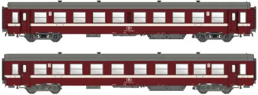 [MDW MW40041] Models World : Voiture K4 2°Classe Caisse Courte Bogies Y16 + Bogies Y24 SNCB-NMBS