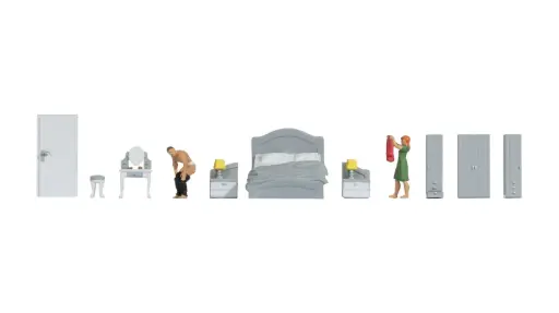 [NOC 16287] Noch : Figurines Chambre à Coucher