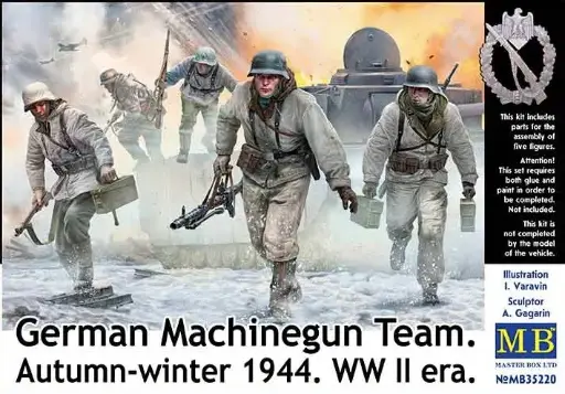 [MAR MB35220] Master Box : WWII German Machine Gun Team, Autumn-Winter 1944