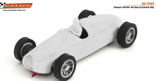 [SCT SC-7141] Scaleauto : Auto union type  D (chasis D6) White Kit GP Classic GP124
