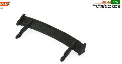 [SCT SC-3630A20] Scaleauto : Rear Wing Flexible Material for 1/32 Skoda fabia R5