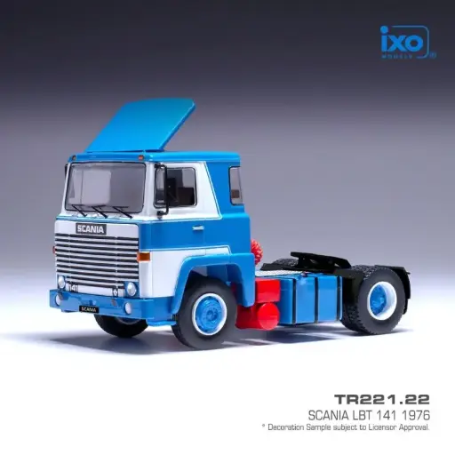 [IXM TR221] Ixo Models : Scania LBT 141 │ 1976 Bleu