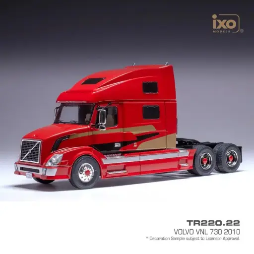 [IXM TR220] Ixo Models : Volvo VNL 730 │ 2010 Red decorated