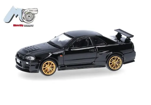 [MTY 87MC000046] MicroCity : Nissan GTR 34 │ Black 