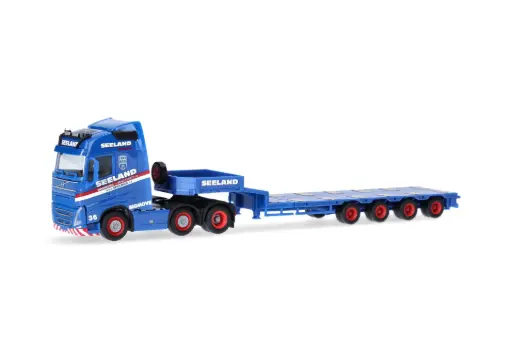 [HER 319805] Herpa : Volvo FH GL 2020 6x2 semi low-boy semitrailer truck "Seeland" 