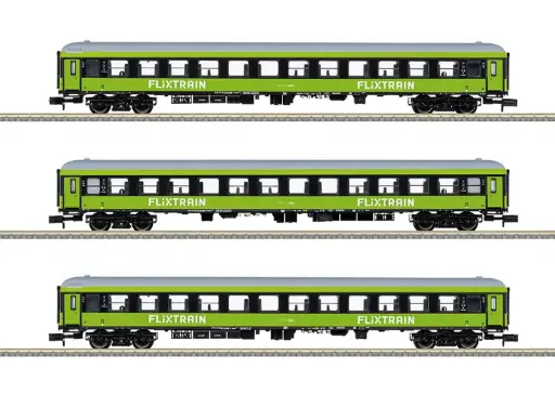 [MII 15462] Minitrix : Voiture Flixtrain 3pcs