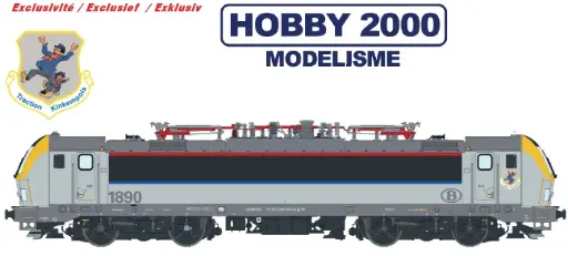 [LSM 92007ACS] LSmodels : Locomotive électrique 1890 "Logo Traction Kinkempois " SNCB-NMBS Exclusivité Hobby2000. Alternatif Digital Sound