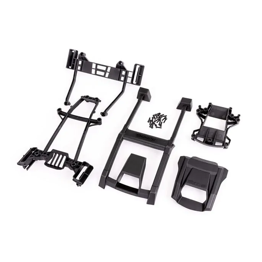 [TAX 7813] Traxxas : Body support (includes front mount & rear latch, roof & hood skid pads)/ 3x12mm CS (19) (attaches to #7812 body)