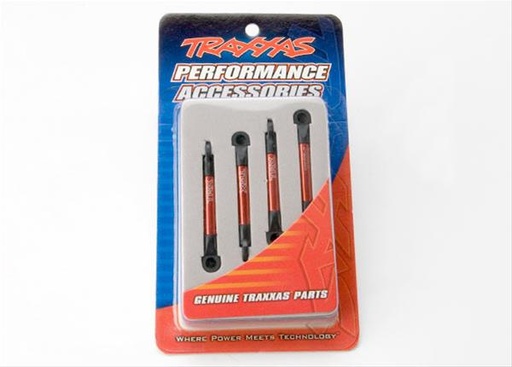 [TAX 7018X] Traxxas : Push rods, aluminum (red-anodized) (4pcs)