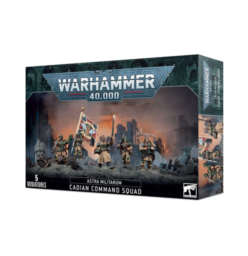 [GAW 47-09] Astra Militarum : Cadian Command Squad │ Warhammer 40.000